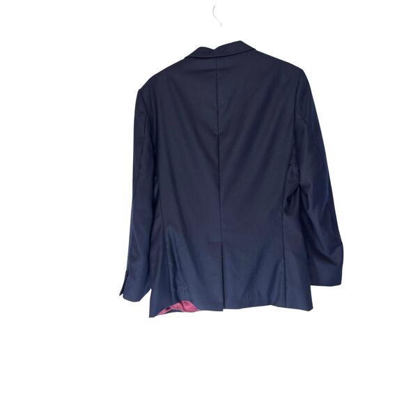 J.Crew Blazer Men's Navy Blue Legacy Sportscoat Wool Preppy Work Office Size 40S - Picture 8 of 12